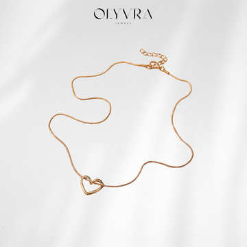 Niche Hollow Heart Necklace For Women