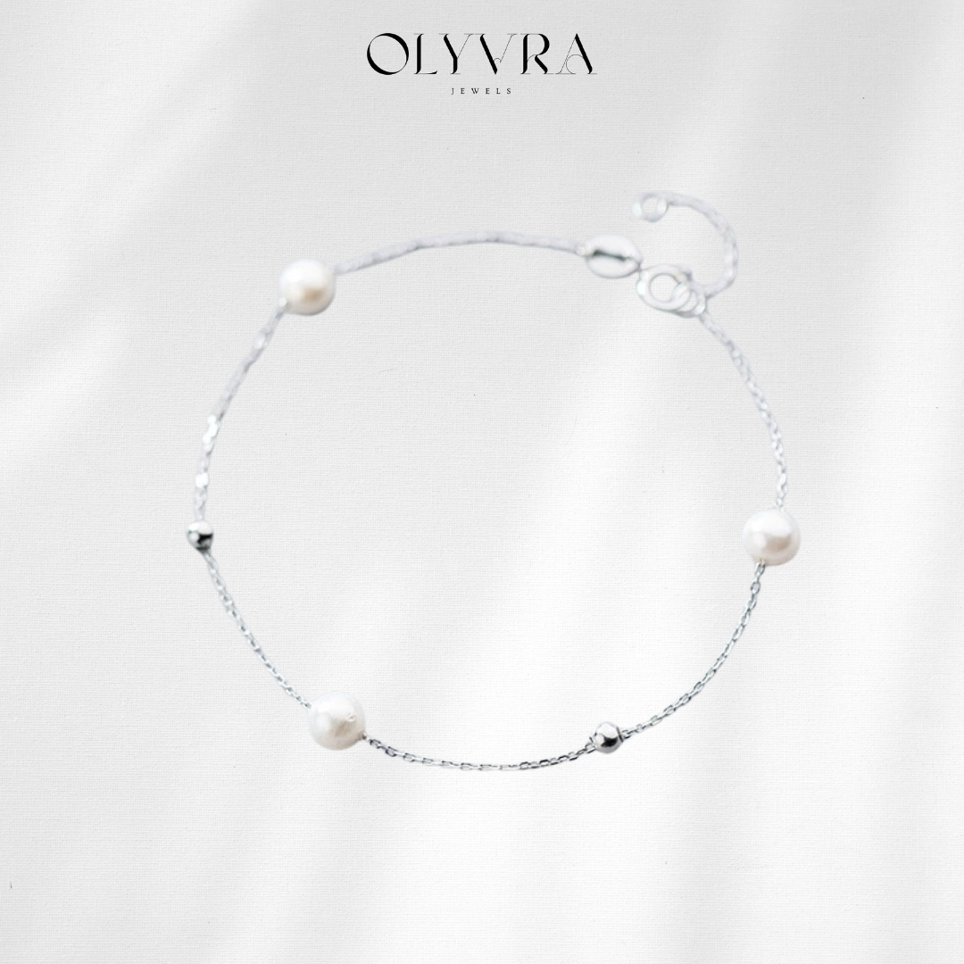 Temperament Beads Synthetic Pearl Bracelet